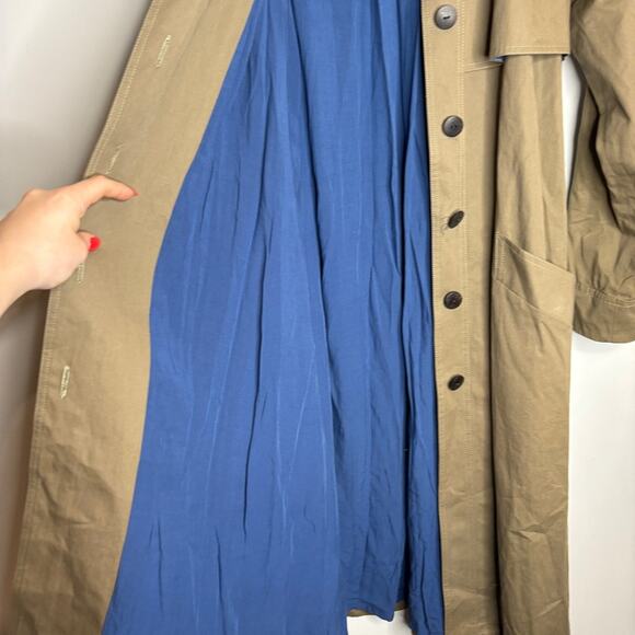 Anne Willi Paris Cotton Trench Coat Tan - Picture 7 of 13